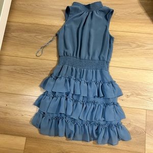 Dillards Blue Fancy Dress